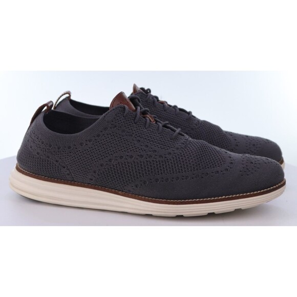 Cole Haan Original Grand Men\'s Lite Wingtip Oxfords Shoes Size 12 M Gray C27961 main image 4